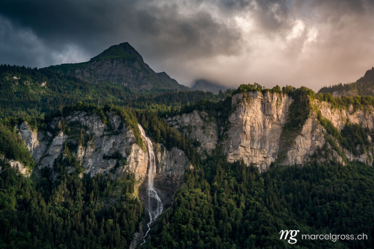. Oltschibach Falls near Meiringen in Haslital, Switzerland. Marcel Gross Photography