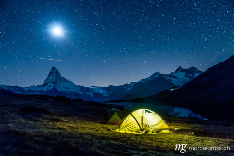 . Overnight in the Swiss Alps. Marcel Gross Photography