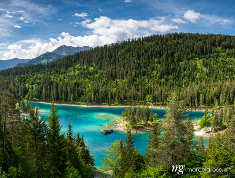 . turquoise mountain lake near Flims. Marcel Gross Photography