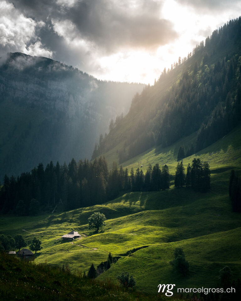 remote farm in the Emmental Valley. Taken by Marcel Gross Photography