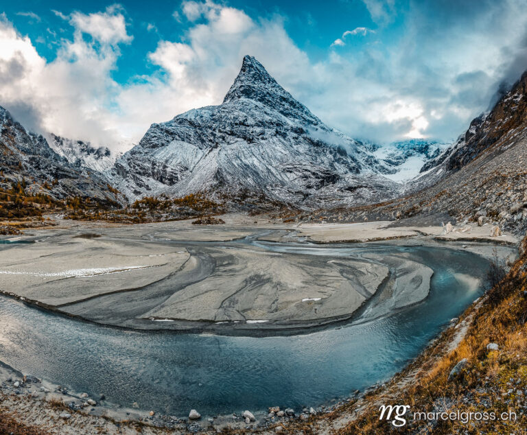 . wild meandering glacial stream. Marcel Gross Photography