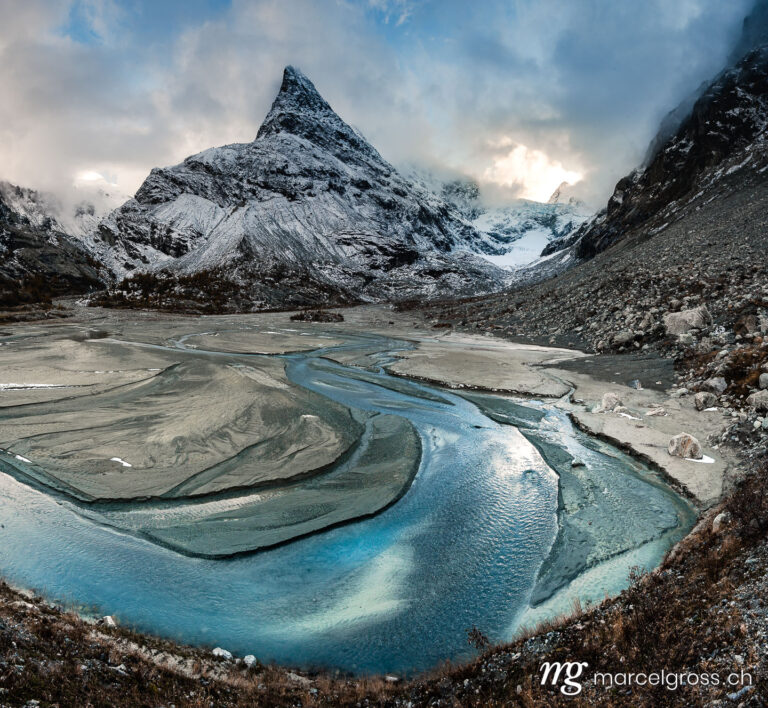 . wild meandering glacial stream. Marcel Gross Photography