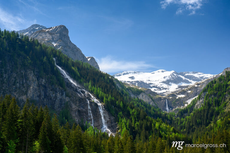 . idyllic waterfalls in Lauenenvalley, Bernese Alps, Switzerland. Marcel Gross Photography