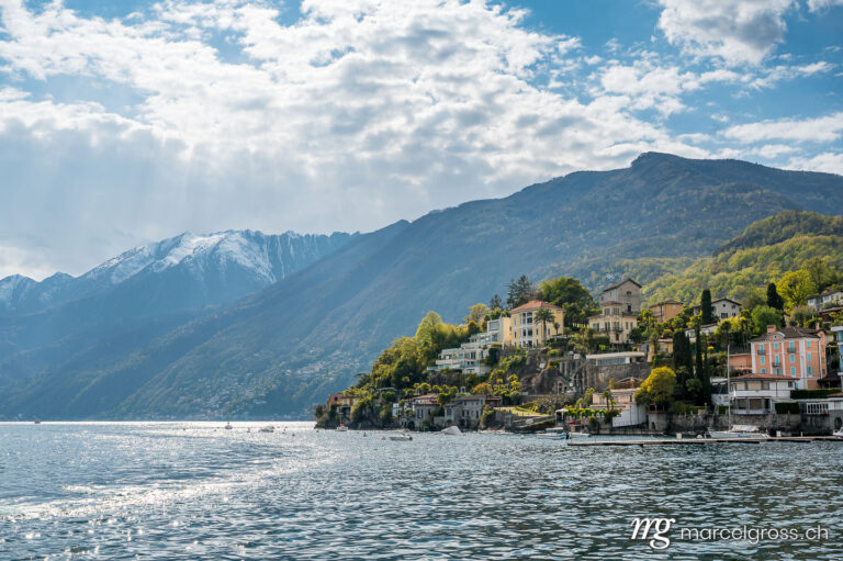 Tessin Bilder. picturesque town of Ascona at Lago Maggiore, Ticino. Marcel Gross Photography