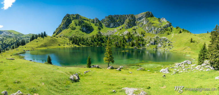 Panorama pictures Switzerland. Seebergsee in the Bernese Alps. Marcel Gross Photography