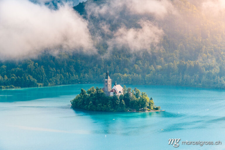 slovenia pictures. church on top of a hill in Slovenia. Marcel Gross Photography