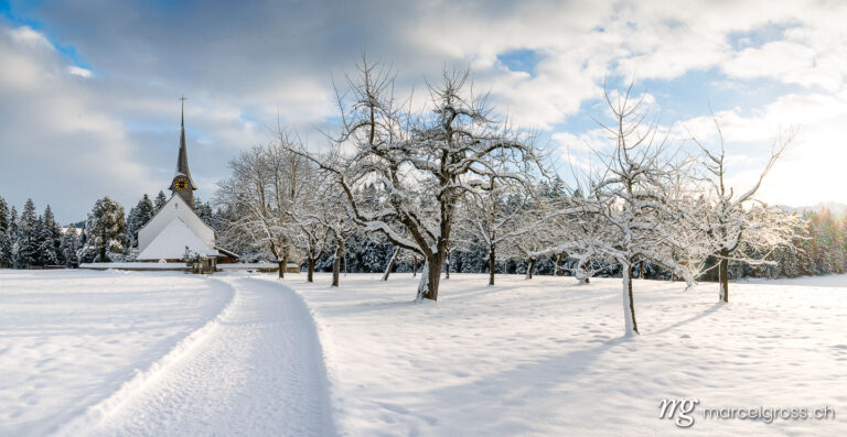 Winterbild Schweiz. . Marcel Gross Photography